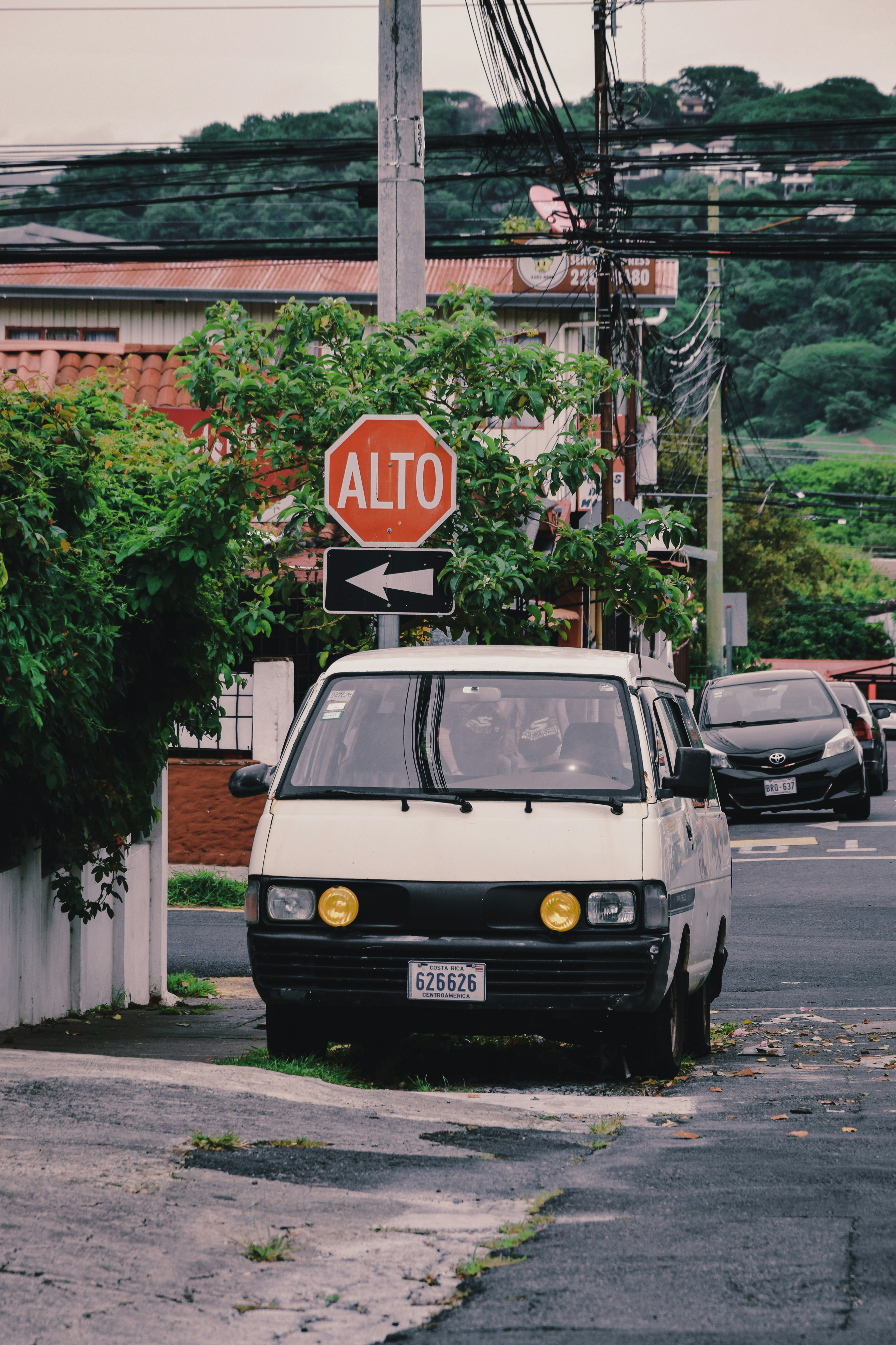 green volkswagen van on road during daytime